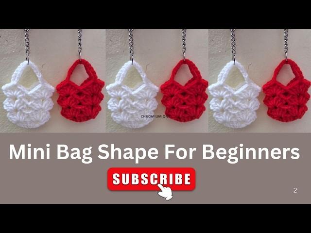 Beautiful  Easy Crochet Mini bag Keychain Patterns | DIY Keychain #trending