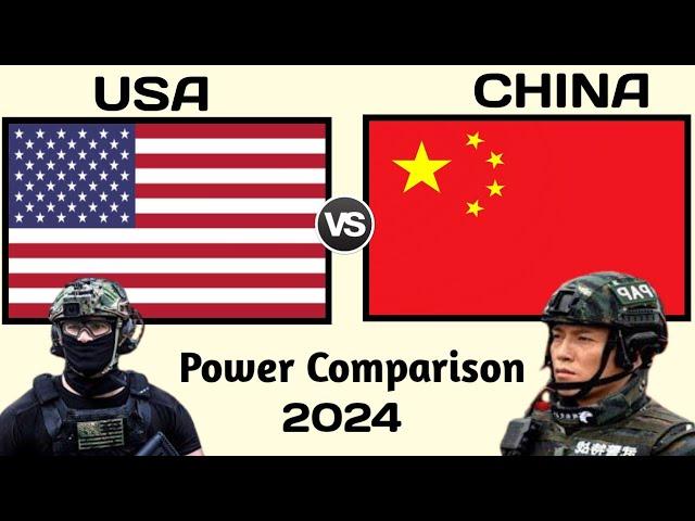 USA vs China Military Power 2024 | US vs China military power 2024 | world military power