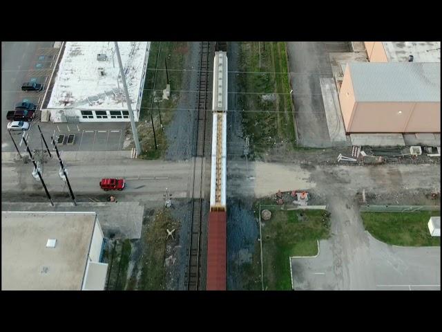 Birds eye view at the Hays Street Bridge!