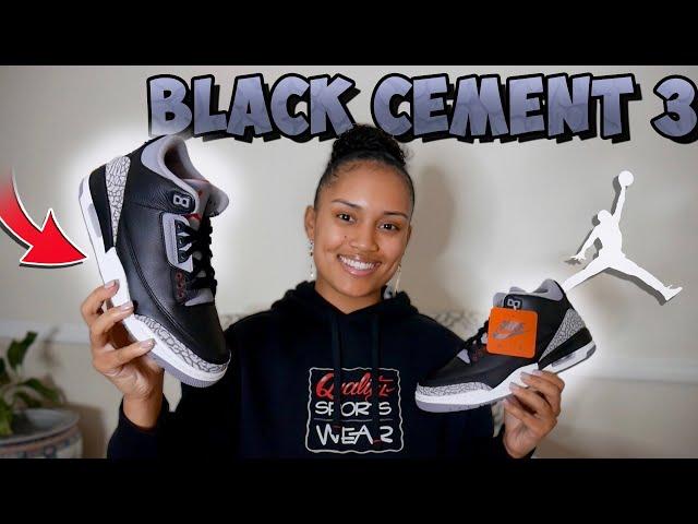 FINALLY !! Air Jordan 3 Black Cement Review/Unboxing