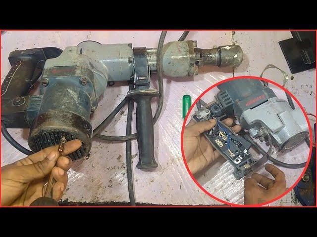 Eastman 7kg demolation machine fire  problem and switch change || how to repair 5kg braker machine