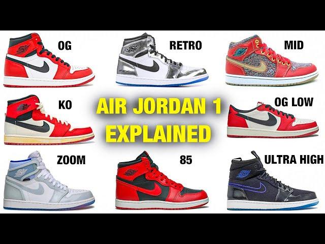 Explaining Types of Air Jordan 1s For Beginners Sneaker Collection