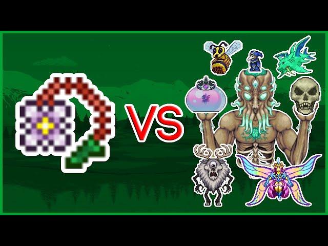 Terraria 1.4.4.9 - Flower Pow vs ALL Bosses