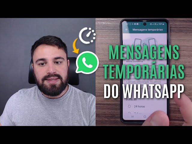 MENSAGENS TEMPORÁRIAS DO WHATSAPP DESAPARECEM MESMO SE A PESSOA VISUALIZAR?