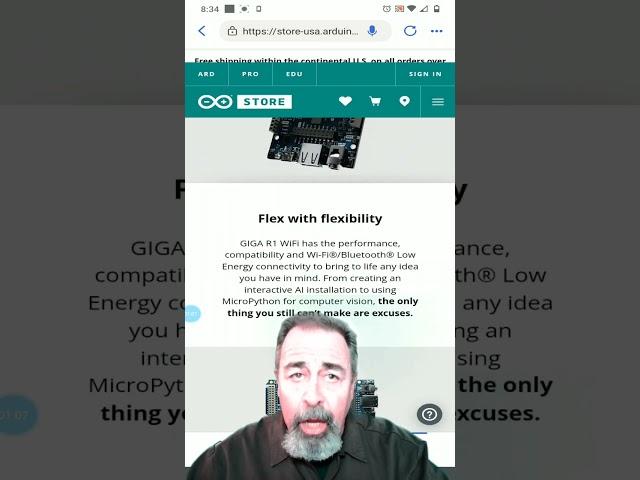 First Look: Arduino GIGA R1 WiFi #shorts