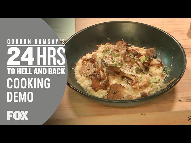 Cooking Demo: Wild Mushroom Risotto | Season 2 Ep. 10 | GORDON RAMSAY'S 24 HOURS TO HELL & BACK