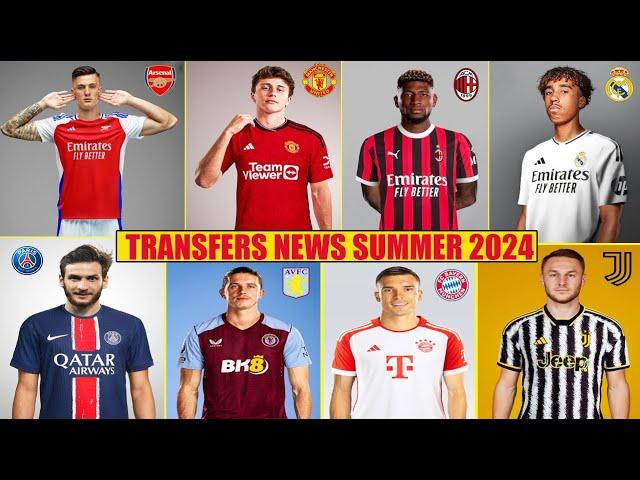 NEW CONFIRMED TRANSFERS & RUMOURS SUMMER 2024Kvaratskhelia Benjamin Šeško,Palhinha,Emerson,Depay..