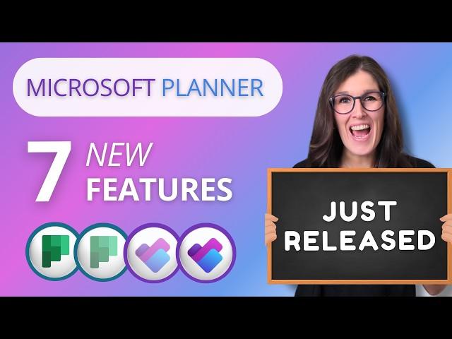 JUST RELEASED - 7 NEW Features Microsoft Planner 2024