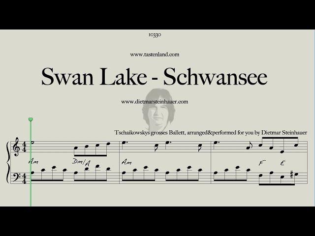 Schwansee  -  Swanlake  -  Easy Piano  -  Tschaikowsky