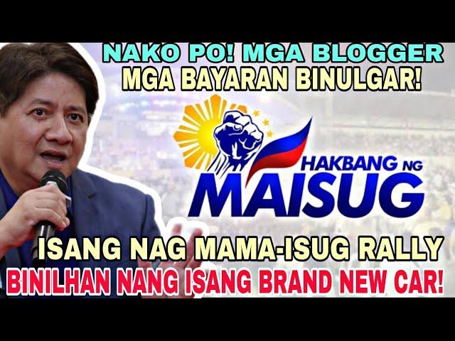 ATTY.LARRY GADON MAY ISINIWALAT! MGA BAYARANG BLOGGER AT BINILHAN NG BRAND NEW CAR!