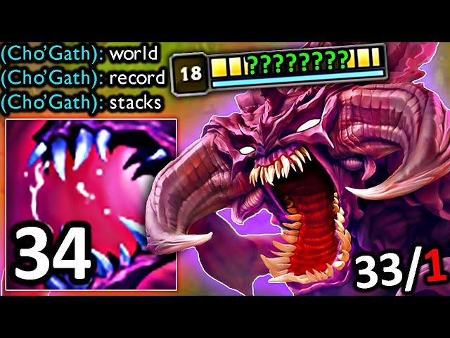 34 ULT STACKS CHO'GATH (NEW RECORD)