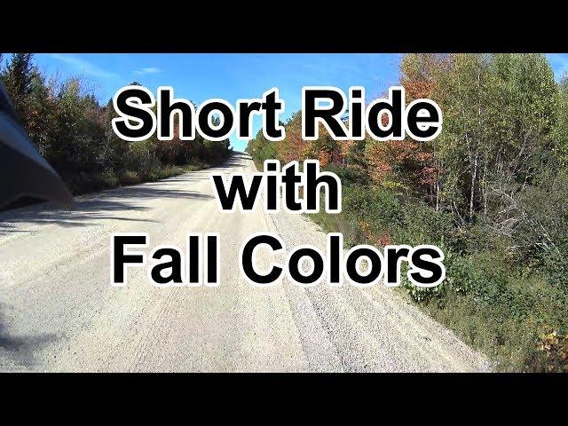 Short Ride with Fall Colors