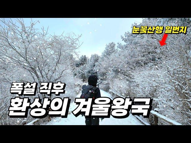 한 번 가보면 다시 찾게 되는 눈꽃산행 일번지  | 등린이도 즐거운 겨울 눈꽃 산행