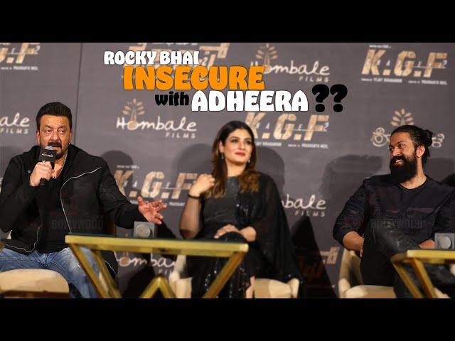 Rocky Bhai INSECURE with Adheera ?? - Sanjay Dutt Reaction on Yash | KGF 2