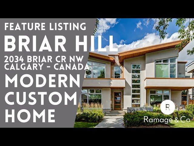 Modern Custom Home - Briar Hill - Calgary Alberta Canada