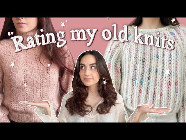 Rating My Old Handmade Knits | Woozy By Céline