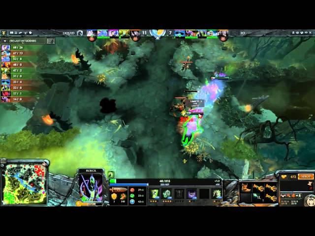 3D!Clan vs Team Liquid - The Premier League season 4, game 3