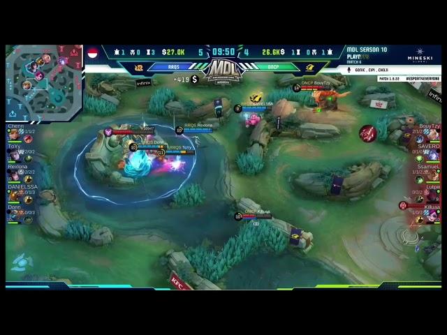 RRQ SENA VS ONIC PRODIGY | GAME 3 MDL S10