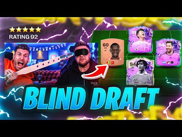 Wer bekommt CRICKETSCHLÄGER auf die WADE.. AUA Blind Draft Challenge EA FC 24 