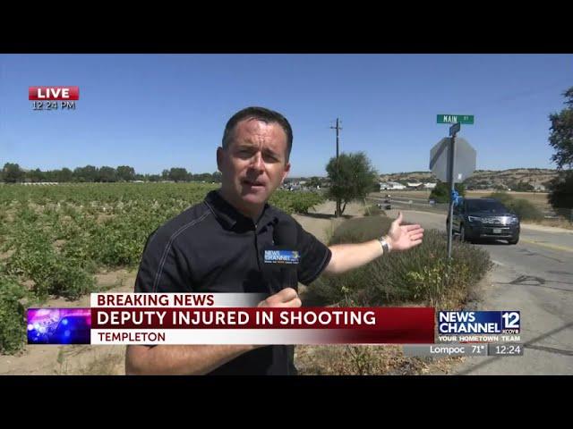 Dave Alley reports from Templeton where a suspect was killed in a shootout with law enforcement