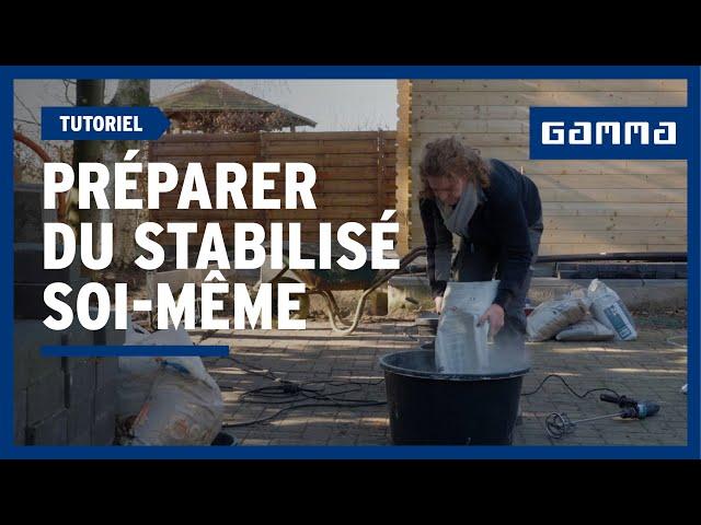 Préparer du stabilisé soi-même en 4 étapes | GAMMA Belgique