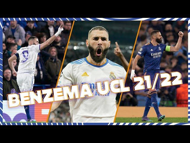 All 15 Champions League 21/22 goals | Karim Benzema | Real Madrid