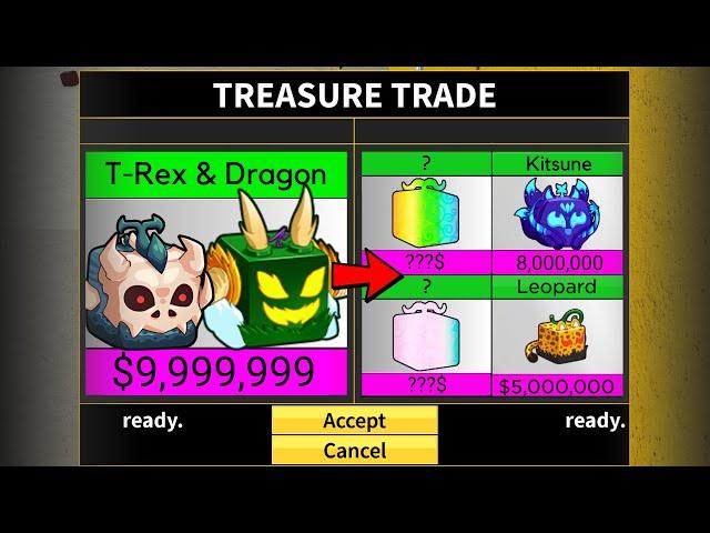 What People Trade For T-Rex & Dragon? Trading T-Rex and Dragon in Blox Fruits
