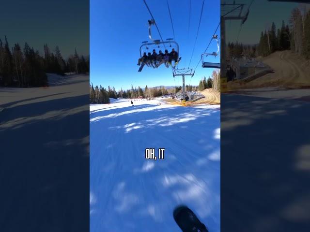 Might not have a lot of snow in Arizona… but at least it’s fast still. #snowboarding #gopro