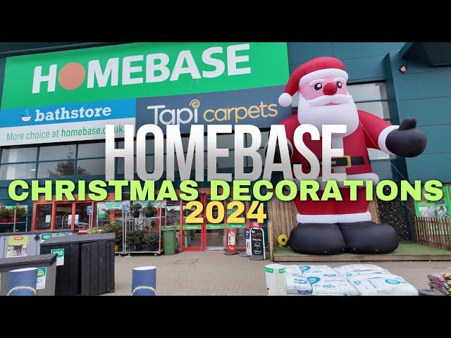 Homebase Christmas Decorations 2024 Tour - Christmas Trees Ornaments & Lights [4K]