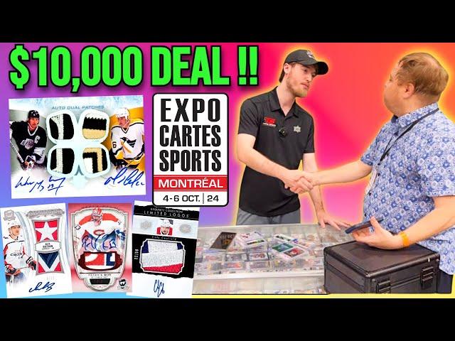 I Bought a MASSIVE $10,000 Hockey Card Deal At The Montreal Sports Card Expo!