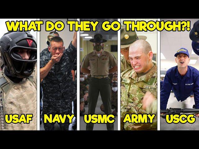 WHAT DO YOU FACE AT EACH BOOT CAMP IN THE MILITARY? (EXPLORING THE DIFFERENCES)