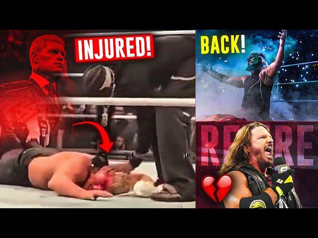 Cody Rhodes REALLY INJURED* by Travis Scott' SLAP | Uncle Howdy BACK, AJ Styles RETIRED | WWE News