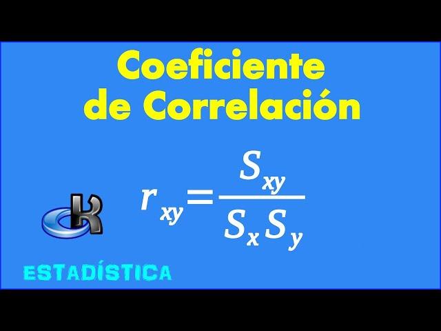 Coeficiente de correlación