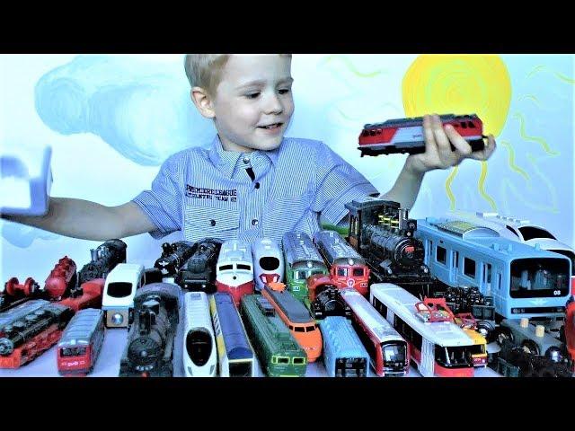 The new train, and all of our Trains Trams Trains and Rail transport Videos for kids