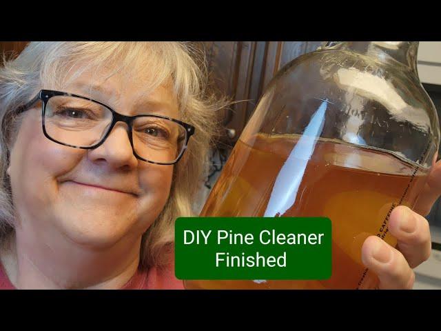 DIY Pine Cleaner Finished