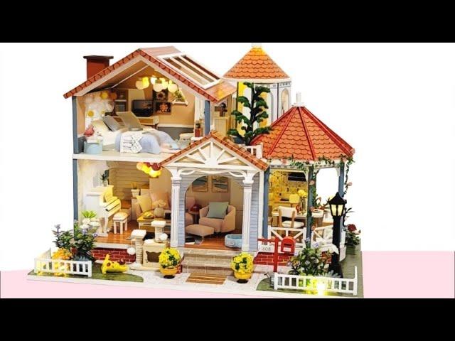 L2001 DIY Dollhouse Kit Miniature DIY Guide Video