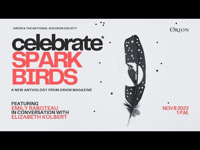 Orion Magazine and National Audubon Society Present “Spark Birds”