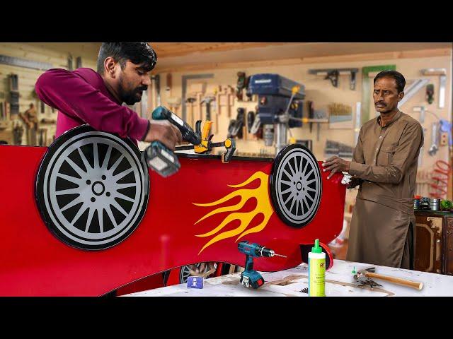 Wooden Car Bed Making Process | How This Guy Make a Stunning Car Shaped Bed for Kids