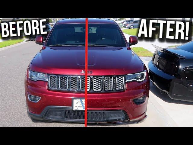 How to Make Your Base Jeep LOOK Like a TRACKHAWK! New Headlights! *VLAND*