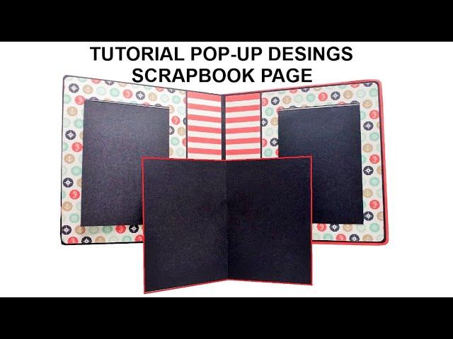 DIY pop-up element /Tutorial scrapbook album / Web of creativity/ Interactive construction for album