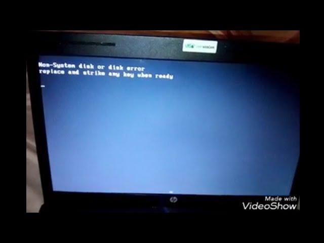 Non-system disk or disk error replace and strike any key when ready [FIXED]