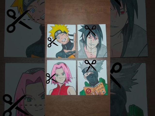 #shorts How to make Endless (Naruto) Card  #anime#drawing