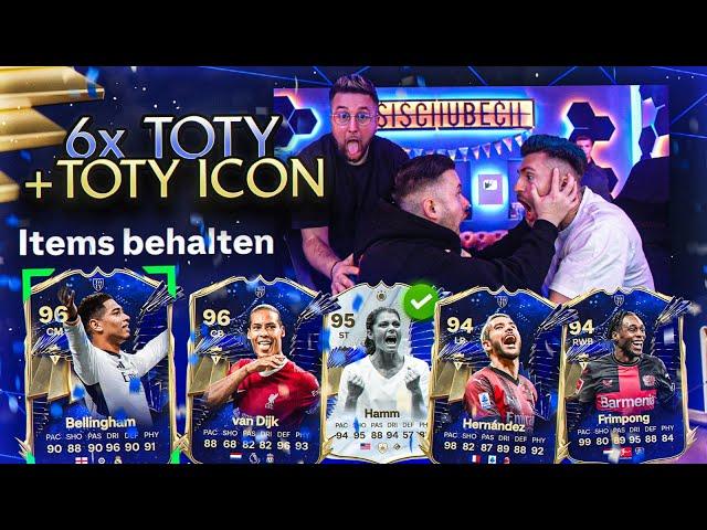 OMG!!!! 6x TOTY + TOTY ICON GEZOGEN  Das HEFTIGSTE TOTY Pack Opening  EA FC 24