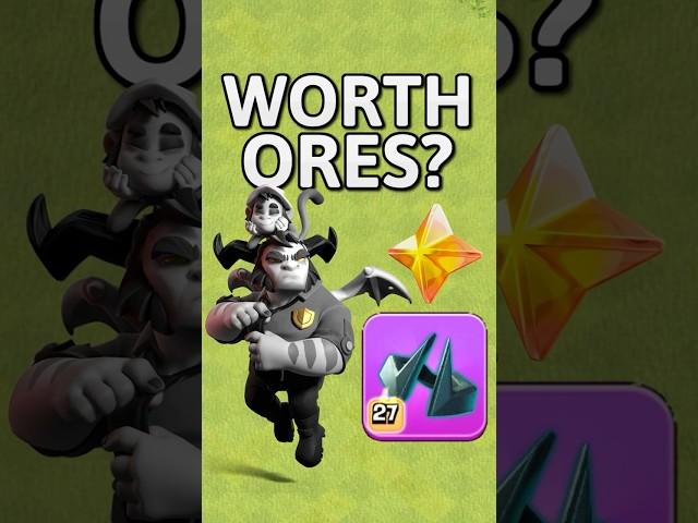 Is DARK CROWN WORTH Your ORES?! Each TH EXPLAINED #clashofclans #heroequipment