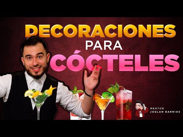 CLASSIC COCKTAIL DECORATIONS  | Free Cocktail Course  | # 05 | How to be a bartender