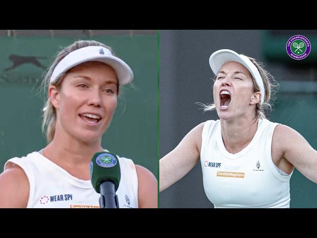 "I just say, F... it" | Danielle Collins' MUST-WATCH Third round On-court Interview | Wimbledon 2024