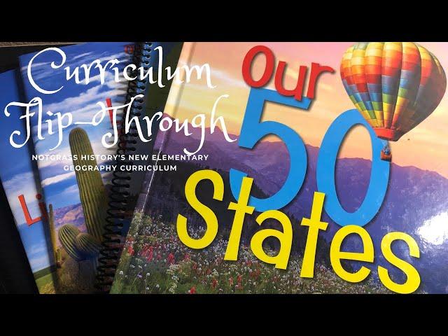 Notgrass Our 50 States ~ Homeschool Curriculum Flip Though ~ US Geography ~