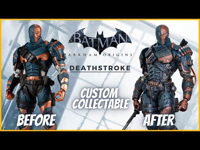 McFarlane Toys Arkham Origins Deathstroke Makeover: Chris' Custom Collectables