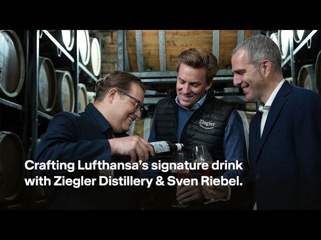 Crafting Lufthansa's signature drink. | Lufthansa