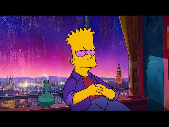 Nostalgic Smoke & Rain - Lofi hip hop mix ~ Stress Relief / Relaxing Music / Smoking Vibes